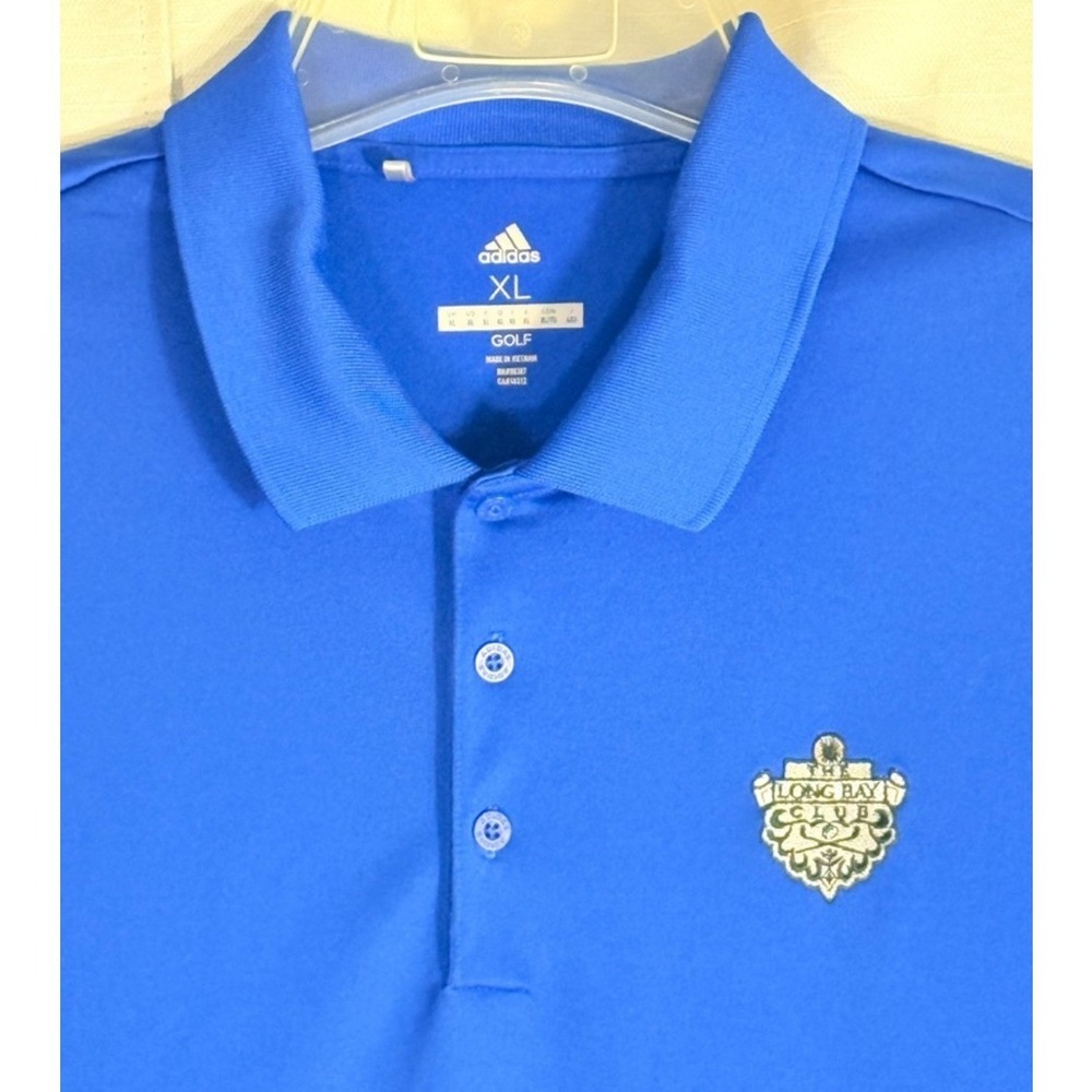 Adidas Long Bay Club Myrtle Beach Men's XL Golf Polo Shirt Royal Blue